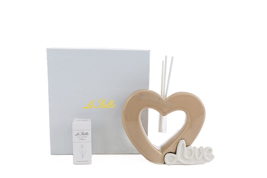 Profumatore cuore love beige